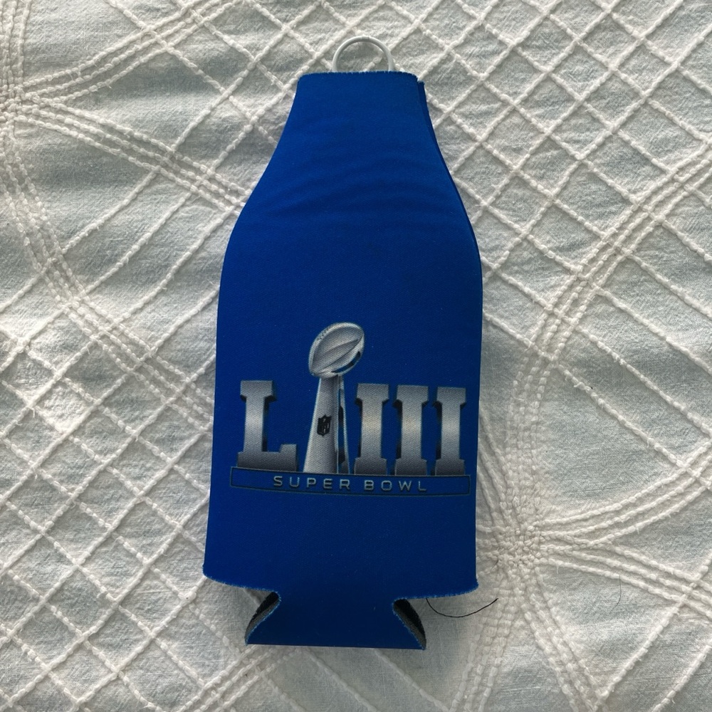 New England Patriots SB koozie
